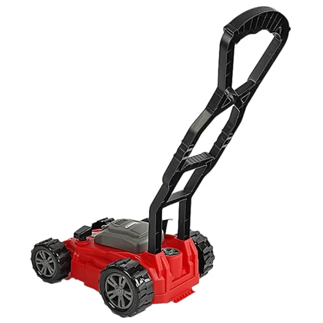 Игрушечная газонокосилка T 1810 на батарейках, подсветка, звук Игрушечная газонокосилка T 1810 на батарейках, подсветка, звук