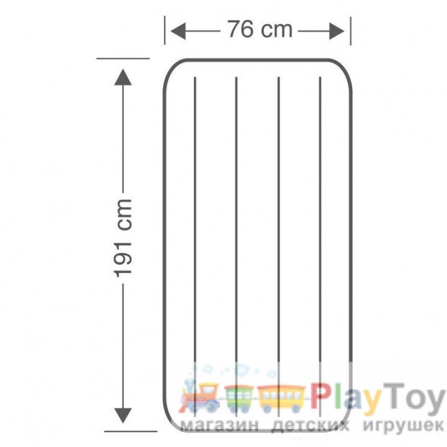 Надувной матрас Intex 64756 - 76х191х25 см Надувной матрас Intex 64756 - 76х191х25 см