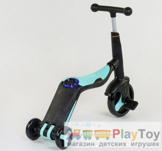 Дитячий триколісний самокат-біговел-велосипед Best Scooter (JT 20255) 3 в 1 Дитячий триколісний самокат-біговел-велосипед Best Scooter (JT 20255) 3 в 1