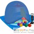Дитячий надувний басейн Intex 57114-3 Грибочок 102 х 89 см з кульками 10 шт тентом підстилкою насосом