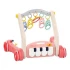 Ходунки-каталка коврик Rack & Walker HE 0637/0638 2 в 1 (погремушки, пианино, мелодии, пальчиковые лабиринты)