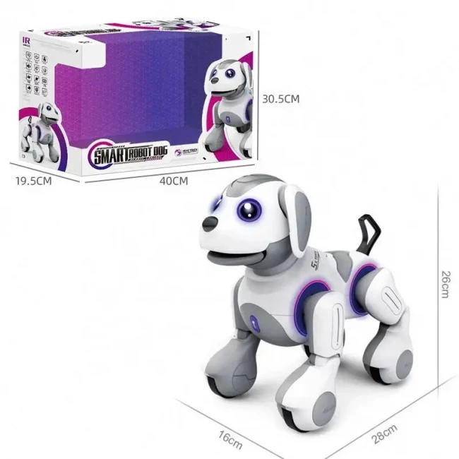 Робот-собака Робопёс G14 на радиоуправлении (28 см, аккумулятор, свет, звук) Робот-собака Робопёс G14 на радиоуправлении (28 см, аккумулятор, свет, звук)