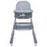 Стульчик для кормления Bambi M 5722 Gray (съемный столик, корзинка, чехол, 4 колеса)