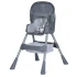 Стульчик для кормления Bambi M 5722 Gray (съемный столик, корзинка, чехол, 4 колеса)