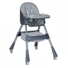 Стульчик для кормления Bambi M 5722 Gray (съемный столик, корзинка, чехол, 4 колеса)