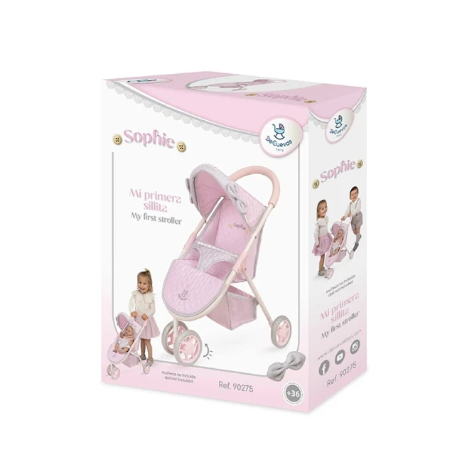 Коляска для кукол DeCuevas 90275 Sophie (прогулочная, корзинка)