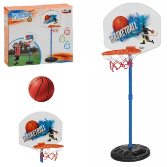 Баскетбольное кольцо Pilsan 03-394 (на стойке 117 см, щит, сетка, мяч)