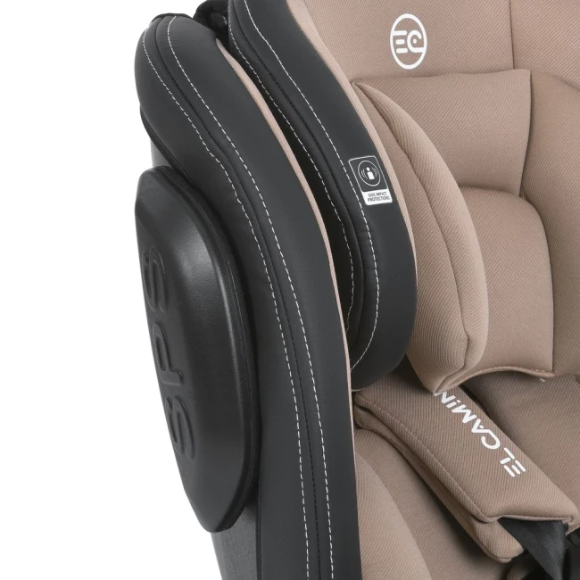 Автокресло El Camino ME 1045 EVOLUTION 2 360⁰  Natural Beige, Isofix+Top Tether, от рождения до 36 кг