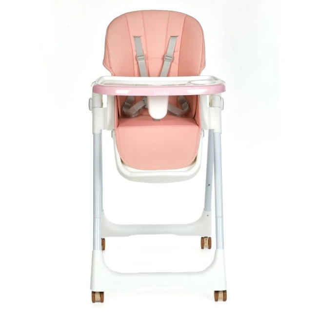 Стульчик для кормления Bambi M 5673 Pink (съемный столик, подножка, чехол, 4 колеса) Стульчик для кормления Bambi M 5673 Pink (съемный столик, подножка, чехол, 4 колеса)