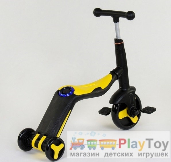 Дитячий триколісний самокат-біговел-велосипед Best Scooter (JT 10993) 3 в 1 Дитячий триколісний самокат-біговел-велосипед Best Scooter (JT 10993) 3 в 1