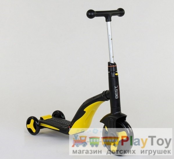 Дитячий триколісний самокат-біговел-велосипед Best Scooter (JT 10993) 3 в 1 Дитячий триколісний самокат-біговел-велосипед Best Scooter (JT 10993) 3 в 1
