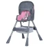 Стульчик для кормления Bambi M 5722 Lilac (съемный столик, корзинка, чехол, 4 колеса)