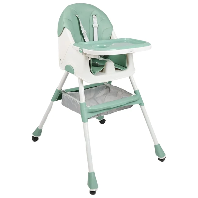 Стульчик для кормления Toti TL-30794 2в1 (съемный столик, корзинка, чехол, 4 колеса)
