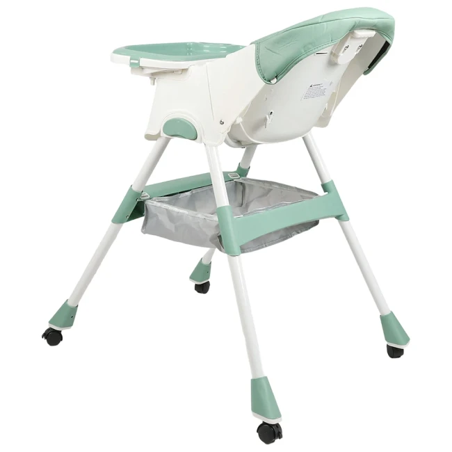 Стульчик для кормления Toti TL-30794 2в1 (съемный столик, корзинка, чехол, 4 колеса)