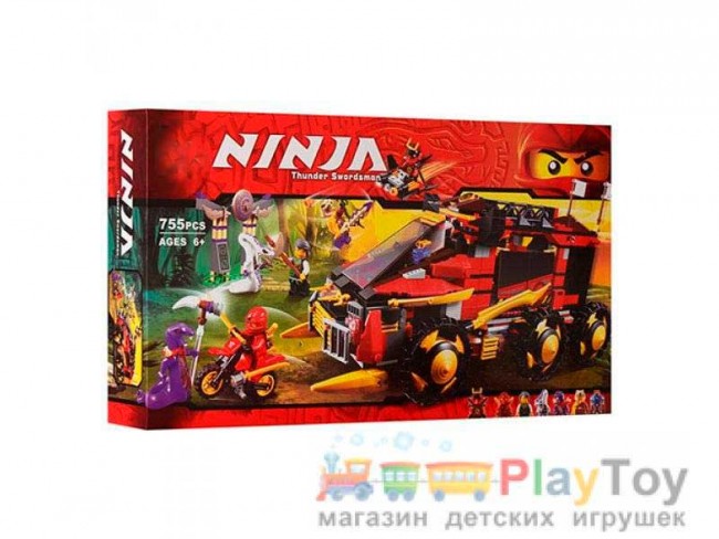 Конструктор "Ninja" (10325) Мобильная база 755 деталей