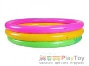 Детский надувной бассейн Intex (58924) Радуга 68 литров,надувное дно,86 x 25 см