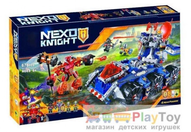Конструктор "Nexo Knights" (10520) Башенный тягач Акселя, 678 деталей