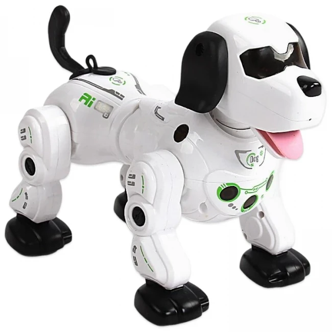 Робот-собака Robot Dog 777-602 A на радиоуправлении (26 см, батарейки, свет, звук, пускает газы) Робот-собака Robot Dog 777-602 A на радиоуправлении (26 см, батарейки, свет, звук, пускает газы)