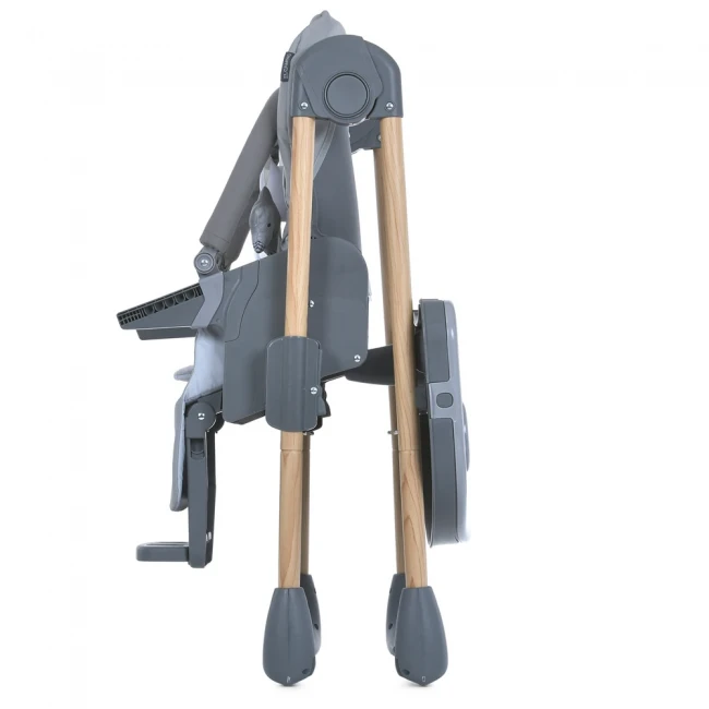 Стульчик для кормления El Camino ME 1115-W CRAFT Gray (съемный столик, дуга с подвесками, чехол, 2 колеса)