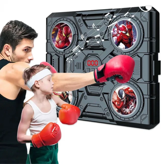 Музыкальный боксерский набор Boxing 77-3 (подсветка, музыка, bluetooth, аккумулятор, перчатки) Музыкальный боксерский набор Boxing 77-3 (подсветка, музыка, bluetooth, аккумулятор, перчатки)