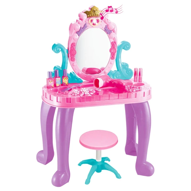 Детское трюмо Limo Toy 661-39 Маленькая кокетка (стульчик, музыка, свет)