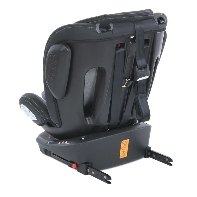 Автокресло El Camino ME 1045 EVOLUTION 2 360⁰  Royal Dark Gray, Isofix+Top Tether, от рождения до 36 кг