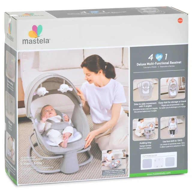 Укачивающий центр-шезлонг Mastela 8085 4 в 1 Укачивающий центр-шезлонг Mastela 8085 4 в 1