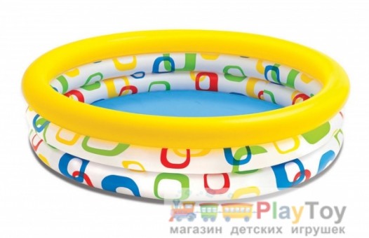 Надувной бассейн Intex (59419) Геометрические фигуры 132 литра,114 x 25 см