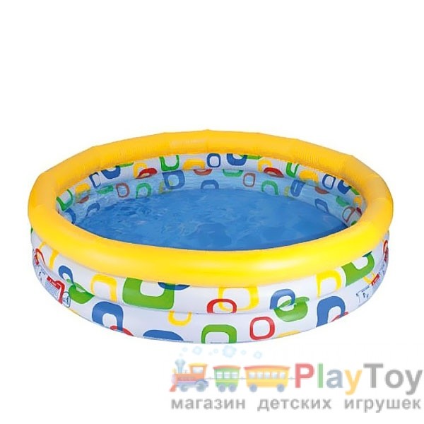 Надувной бассейн Intex (59419) Геометрические фигуры 132 литра,114 x 25 см