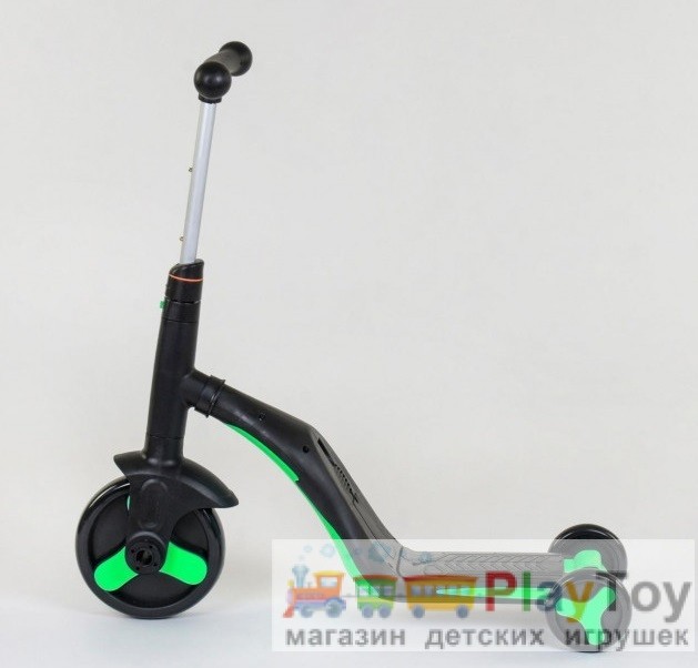 Самокат-беговел детский трехколесный Best Scooter (JT 40405) 3 в 1, Green Самокат-беговел детский трехколесный Best Scooter (JT 40405) 3 в 1, Green