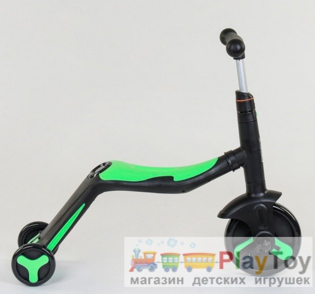 Самокат-беговел детский трехколесный Best Scooter (JT 40405) 3 в 1, Green Самокат-беговел детский трехколесный Best Scooter (JT 40405) 3 в 1, Green