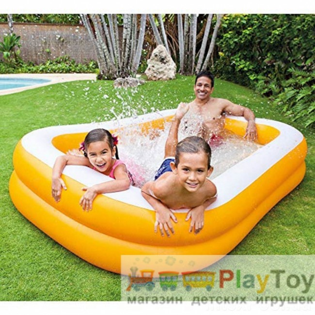 Детский надувной бассейн Intex 57181-1 Мандарин 229 х 147 х 46 см с шариками 10 шт Детский надувной бассейн Intex 57181-1 Мандарин 229 х 147 х 46 см с шариками 10 шт
