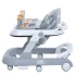 Ходунки для малыша El Camino ME 1163 Multiway Gray 2 в 1 (игровая панель, музыка, подсветка)
