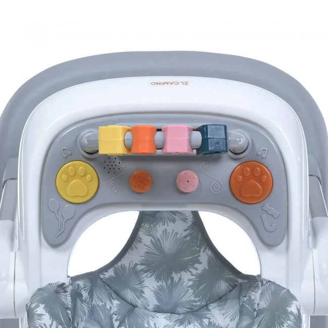 Ходунки для малыша El Camino ME 1163 Multiway Gray 2 в 1 (игровая панель, музыка, подсветка) Ходунки для малыша El Camino ME 1163 Multiway Gray 2 в 1 (игровая панель, музыка, подсветка)