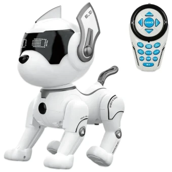 Робот-собака Робопёс A118 на радиоуправлении (16,5 см, аккумулятор, свет, звук)