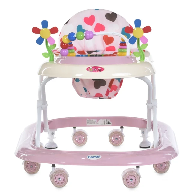 Ходунки дитячі Bambi M 3619 6 кольорів (ігрова панель, музика, світло) Ходунки дитячі Bambi M 3619 6 кольорів (ігрова панель, музика, світло)