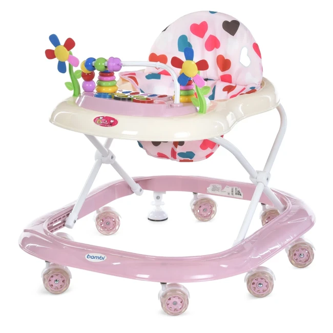 Ходунки детские Bambi M 3619 6 цветов (игровая панель, музыка, свет)