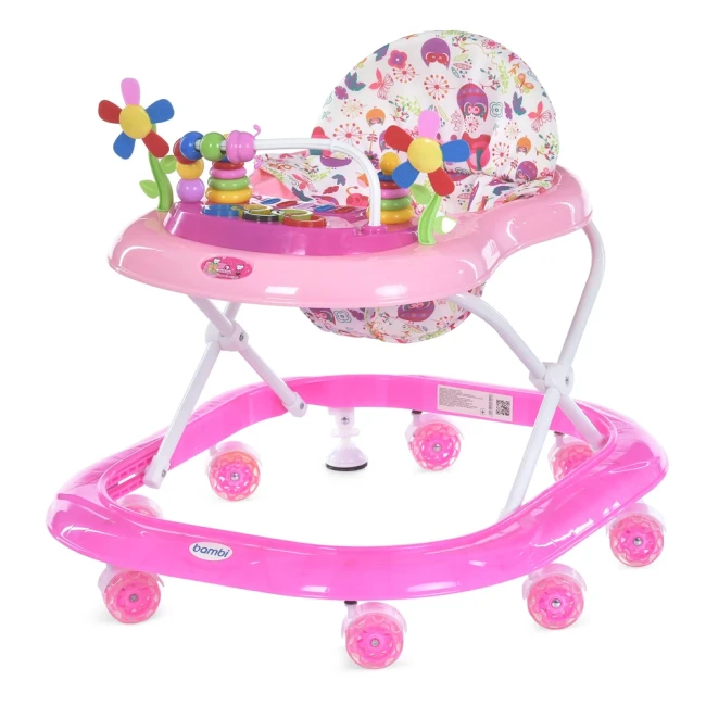 Ходунки дитячі Bambi M 3619 6 кольорів (ігрова панель, музика, світло) Ходунки дитячі Bambi M 3619 6 кольорів (ігрова панель, музика, світло)