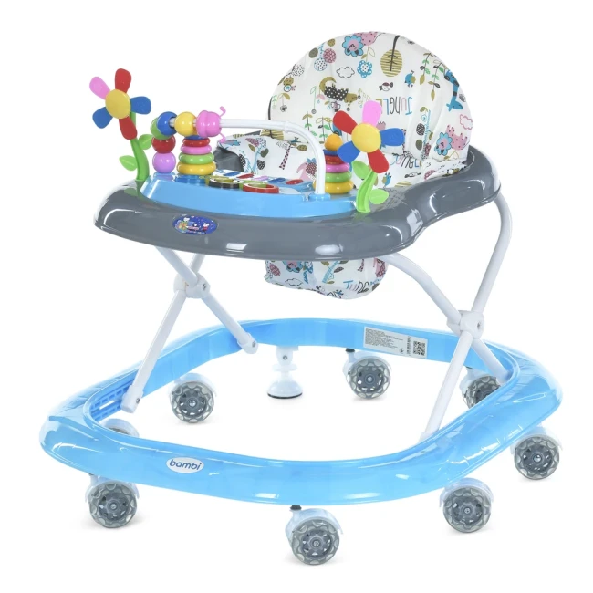 Ходунки дитячі Bambi M 3619 6 кольорів (ігрова панель, музика, світло) Ходунки дитячі Bambi M 3619 6 кольорів (ігрова панель, музика, світло)