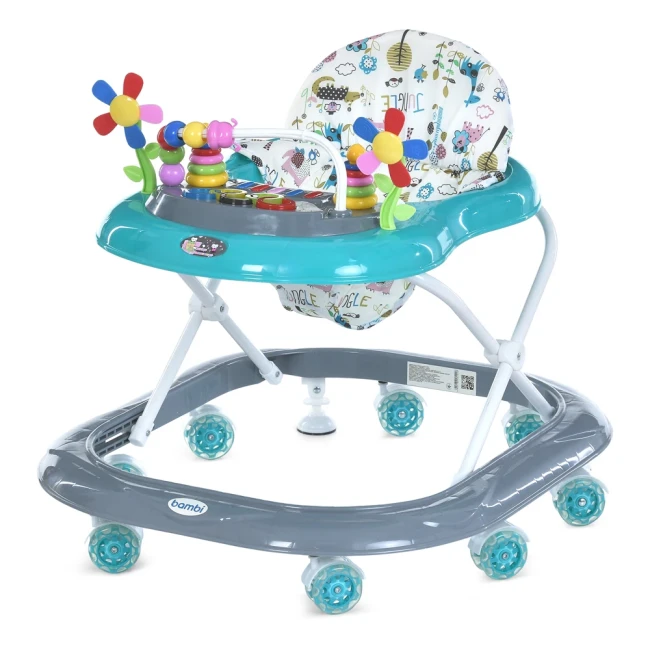 Ходунки дитячі Bambi M 3619 6 кольорів (ігрова панель, музика, світло) Ходунки дитячі Bambi M 3619 6 кольорів (ігрова панель, музика, світло)