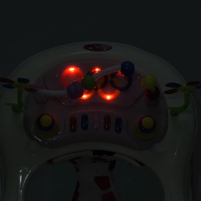 Ходунки дитячі Bambi M 3619 6 кольорів (ігрова панель, музика, світло) Ходунки дитячі Bambi M 3619 6 кольорів (ігрова панель, музика, світло)