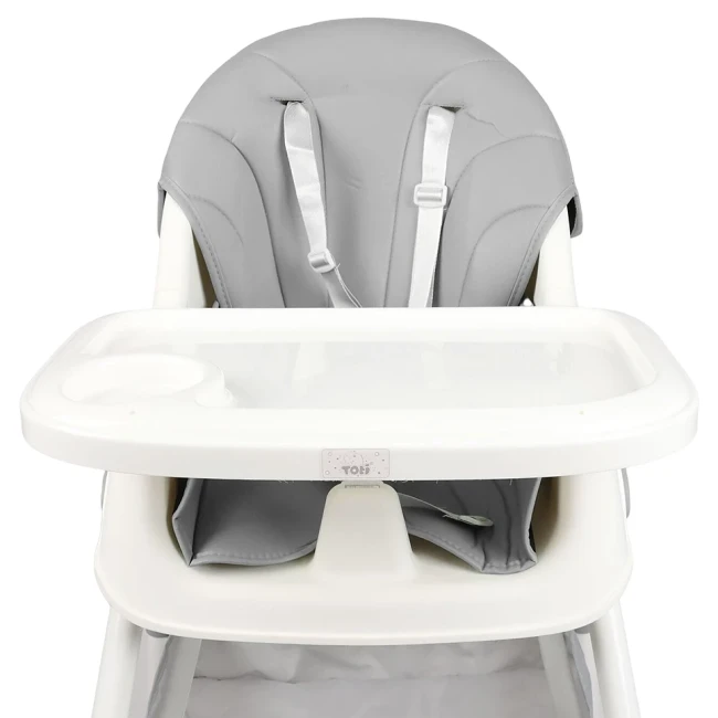 Стульчик для кормления Toti TL-51609 2в1 (съемный столик, корзинка, чехол, 4 колеса)