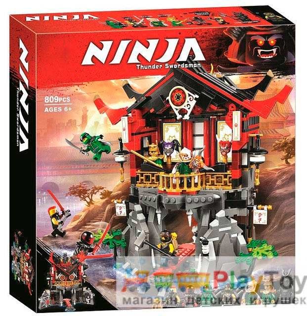 Конструктор "Ninja" (10806) Храм Воскресіння, 809 деталей - Аналог Ніндзяго 70643