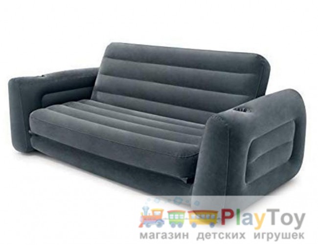Надувний двомісний диван трансформер Intex (66552) 203 х 224 х 66 см