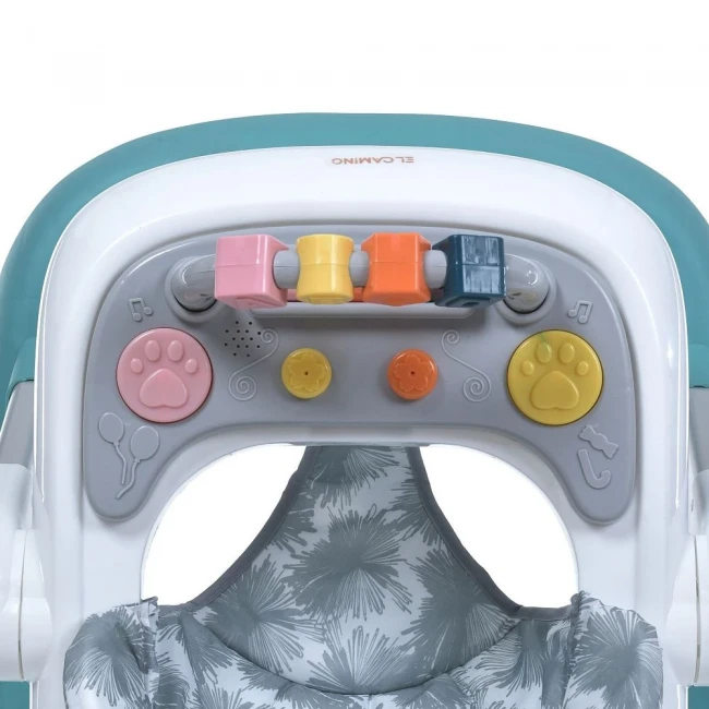 Ходунки для малыша El Camino ME 1163 Multiway Mint 2 в 1 (игровая панель, музыка, подсветка) Ходунки для малыша El Camino ME 1163 Multiway Mint 2 в 1 (игровая панель, музыка, подсветка)