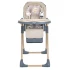 Стульчик для кормления El Camino ME 1115-W CRAFT Beige (съемный столик, дуга с подвесками, чехол, 2 колеса)
