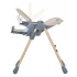 Стульчик для кормления El Camino ME 1115-W CRAFT Beige (съемный столик, дуга с подвесками, чехол, 2 колеса)