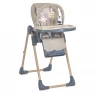 Стульчик для кормления El Camino ME 1115-W CRAFT Beige (съемный столик, дуга с подвесками, чехол, 2 колеса)