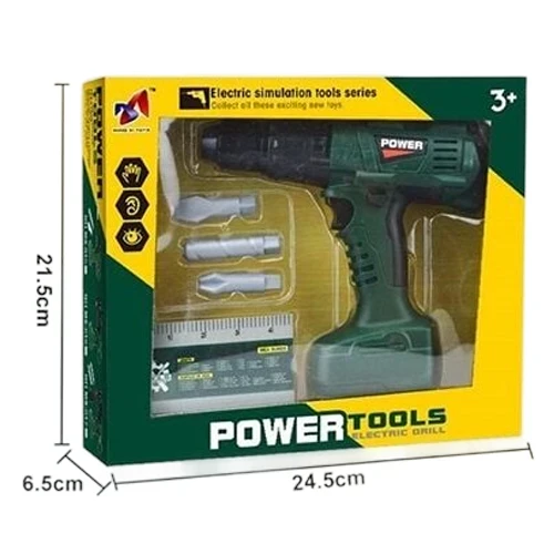 Игрушечная дрель MX 015 на батарейках Игрушечная дрель MX 015 на батарейках
