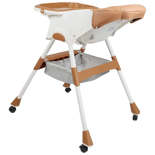 Стульчик для кормления Toti TL-80265 2в1 (съемный столик, корзинка, чехол, 4 колеса)